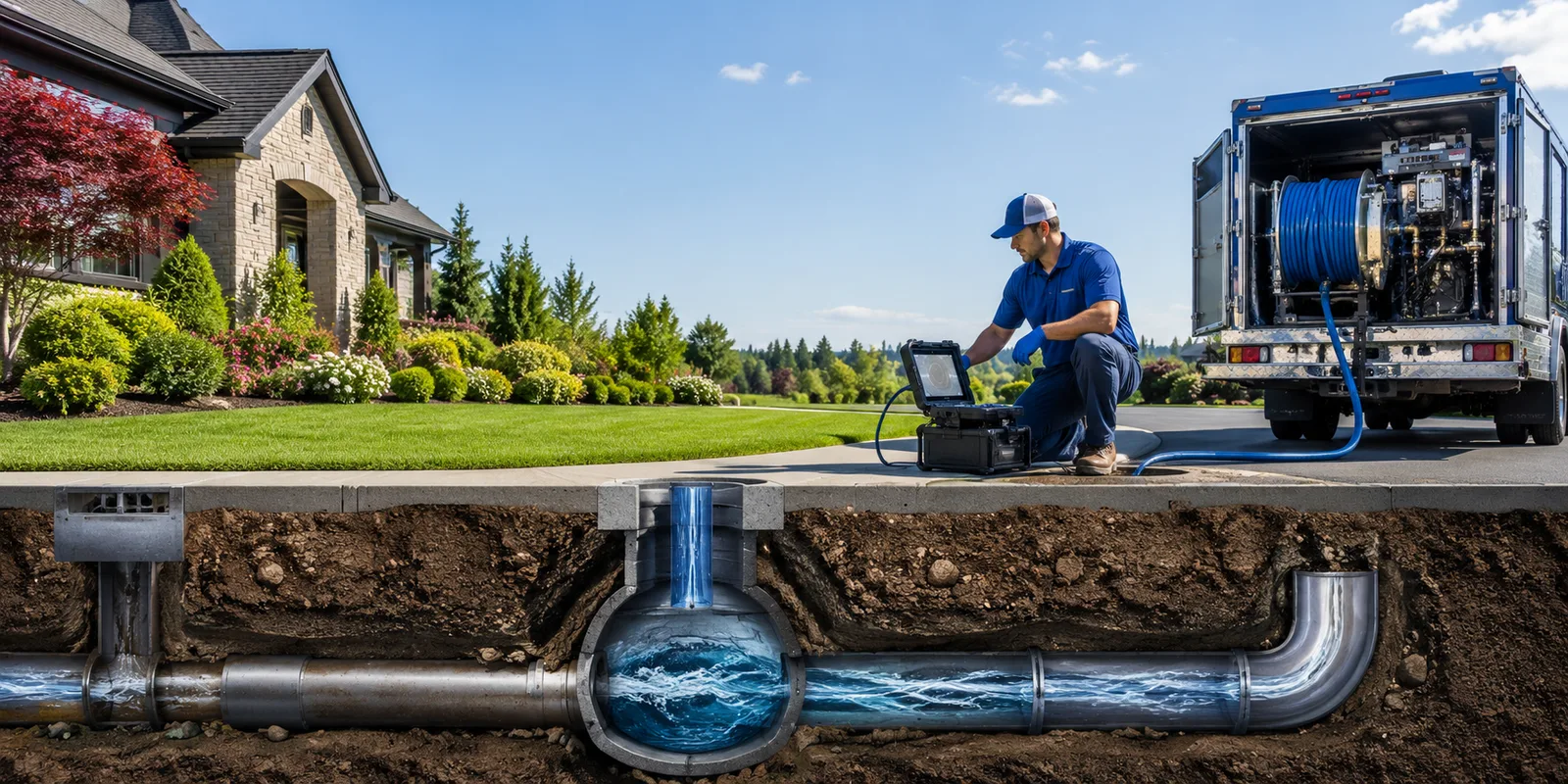 Drainage restoration information for Denver, IN
